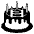 Birthday Cake Emoji from EmojiTwo Black Set