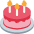 Birthday Cake Emoji from Twemoji Set