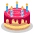 Birthday Cake Emoji from EmojiTwo Colors Set