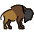 Bison Emoji from OpenMoji Emoji Set