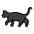 Black Cat Emoji from OpenMoji Set