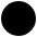 Black Circle High Contrast Emoji from Fluent Emoji High Contrast Set
