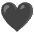 Black Heart Emoji from Noto Emoji Set