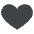 Black Heart Emoji from EmojiTwo Colors Set