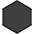 Black Hexagon Emoji from OpenMoji Set