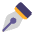 Black Nib Flat Emoji from Fluent Emoji Flat Set
