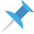 Black Pushpin Emoji from EmojiTwo Colors Set