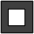 Black Square Button Emoji from OpenMoji Set