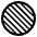 Blue Circle High Contrast Emoji from Fluent Emoji High Contrast Set