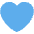 Blue Heart Emoji from Twemoji Set