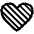 Blue Heart High Contrast Emoji from Fluent Emoji High Contrast Set