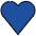 Blue Heart Emoji from OpenMoji Set
