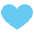 Blue Heart Emoji from EmojiTwo Colors Set