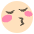 Blushing Face Emoji Emoji from EmojiTwo Colors Set