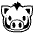 Boar Emoji from EmojiTwo Black Set