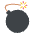 Bomb Emoji from EmojiTwo Colors Set