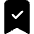 Bookmark Check Fill Icon from Bootstrap Set