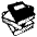 Books Emoji from EmojiTwo Black Set