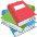 Books Emoji from EmojiTwo Colors Set