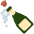 Bottle With Popping Cork Emoji from Twemoji Set