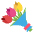 Bouquet Emoji from EmojiTwo Colors Set