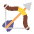 Bow And Arrow Flat Emoji from Fluent Emoji Flat Set