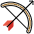 Bow And Arrow Emoji from OpenMoji Set