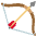 Bow And Arrow Emoji from Noto Emoji Set