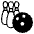 Bowling Emoji from EmojiTwo Black Set