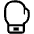 Boxing Glove High Contrast Emoji from Fluent Emoji High Contrast Set