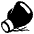 Boxing Glove Emoji from EmojiTwo Black Set