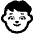 Boy High Contrast Default Emoji from Fluent Emoji High Contrast Set