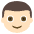 Boy Light Skin Tone Emoji from EmojiTwo Colors Set