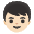 Boy Light Skin Tone Emoji from Noto Emoji Set
