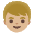 Boy Medium Light Skin Tone Emoji from Noto Emoji Set