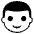 Boy Emoji from EmojiTwo Black Set