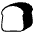 Bread Emoji from EmojiTwo Black Set