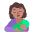 Breast Feeding Flat Medium Emoji from Fluent Emoji Flat Set