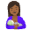 Breast Feeding Medium Dark Skin Tone Emoji from Noto Emoji Set