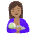 Breast Feeding Medium Skin Tone Emoji from Noto Emoji Set