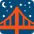 Bridge At Night Emoji from Twemoji Set