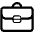 Briefcase High Contrast Emoji from Fluent Emoji High Contrast Set