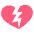 Broken Heart Emoji from EmojiTwo Colors Set