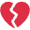 Broken Heart Emoji from Twemoji Set