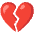 Broken Heart Emoji from Noto Emoji Set