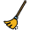 Broom Emoji from OpenMoji Set