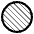 Brown Circle High Contrast Emoji from Fluent Emoji High Contrast Set
