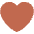 Brown Heart Emoji from Twemoji Set