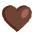 Brown Heart Flat Emoji from Fluent Emoji Flat Set