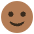 Brown Smiley Face Emoji from EmojiTwo Colors Set